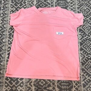 Vineyard Vines Pink Short Sleeve women’s Laccrose Tee
